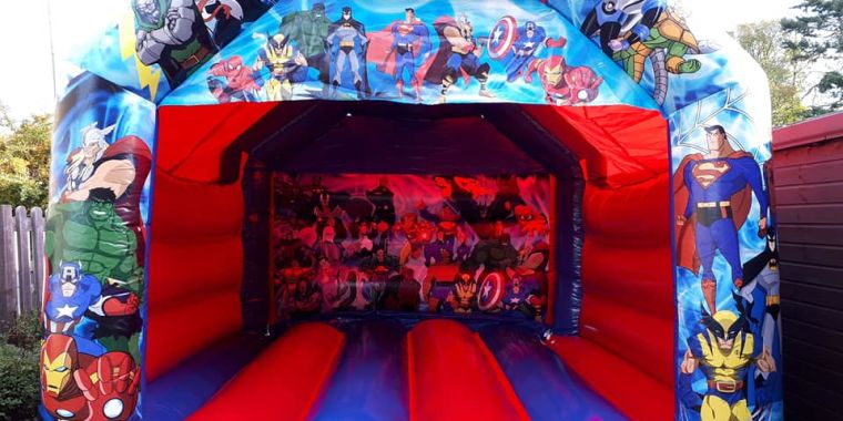 Super Hero Bouncy Castle