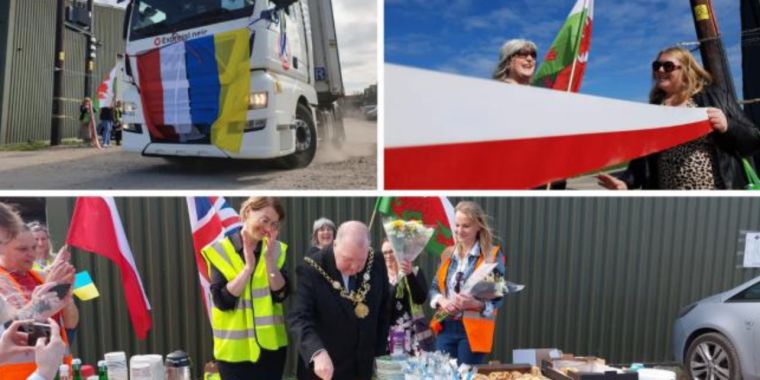 Piscs Convoy On Its Way To Poland And Ukraine