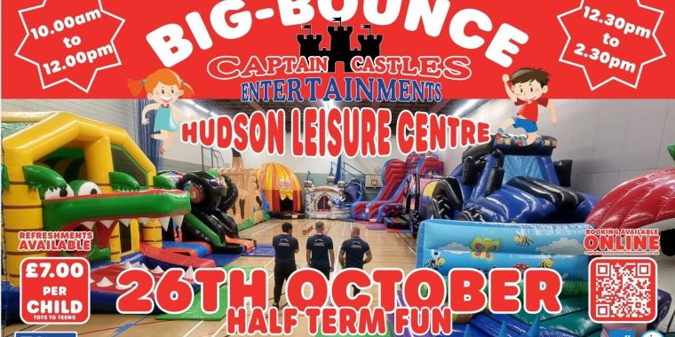 Big Bounce Hudson Leisure Centre Wisbech