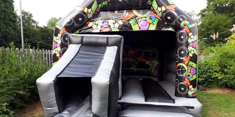 Disco Castle With Slide Plus Music And Dsico Light