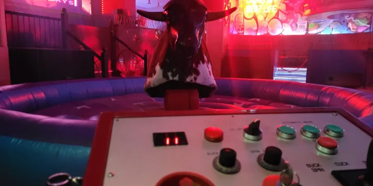 Mechanical Bulls Can Be Inside