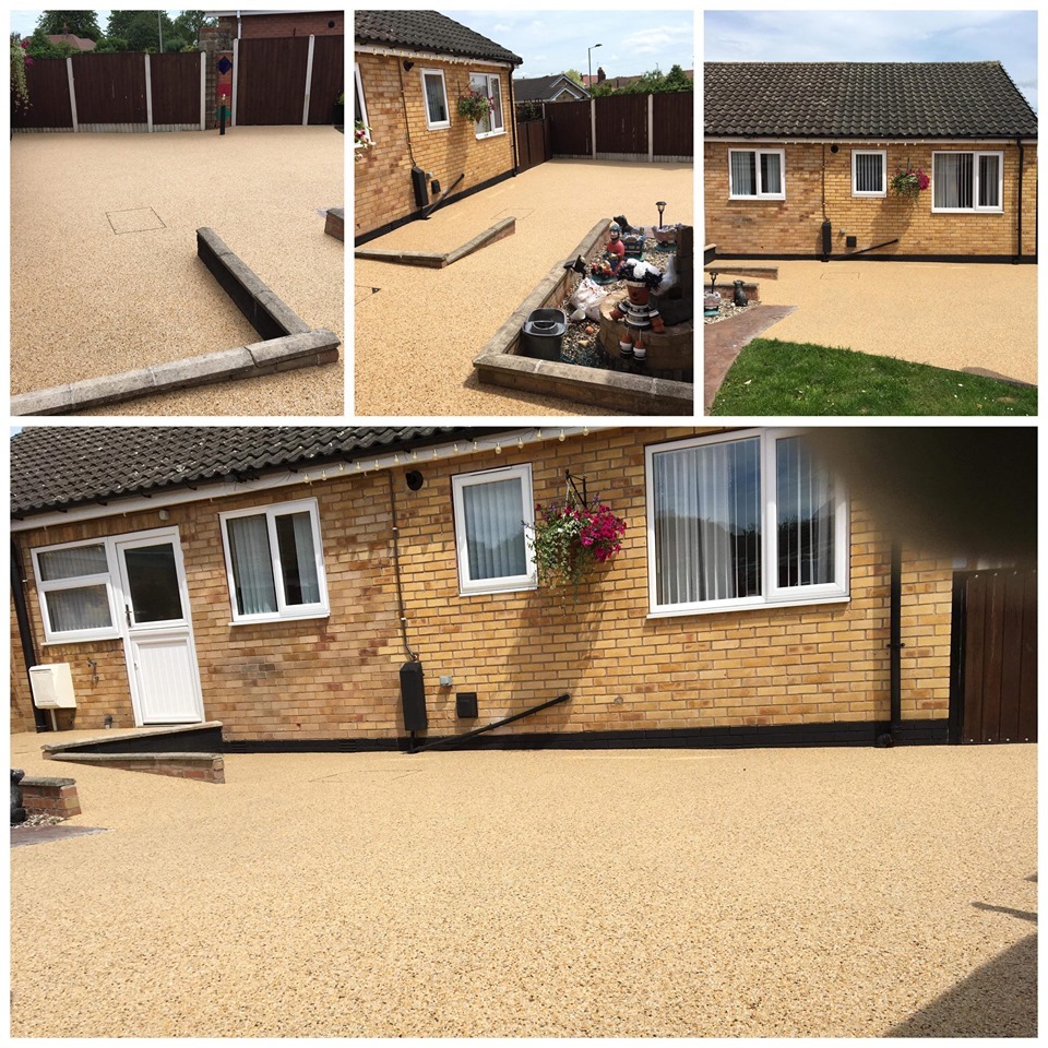 Resin Bound Patio And Path Way In Skellow, Doncaster