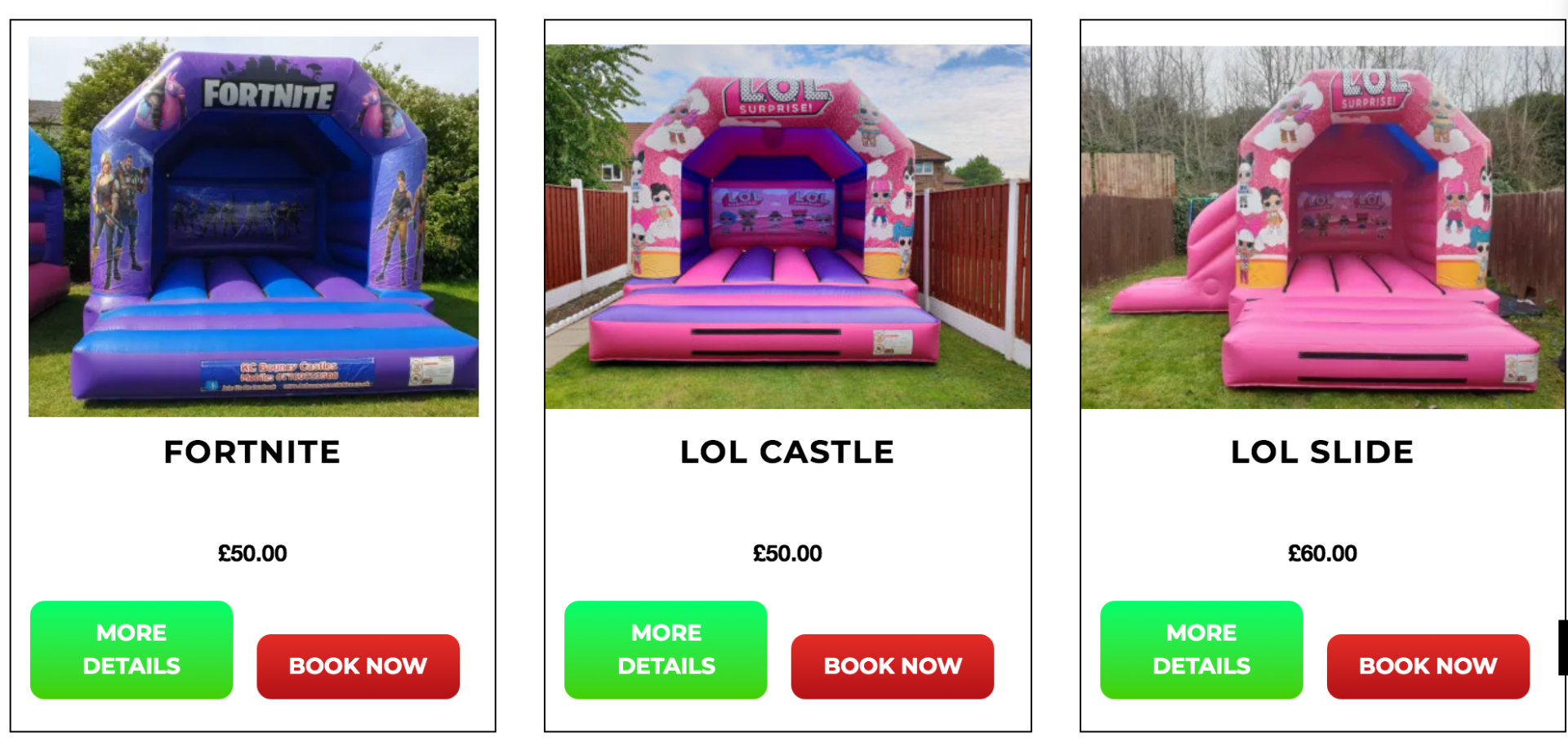 Never Hired A Bouncy Castle Before