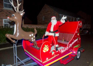 Bourne Lions Santa Sleigh Route 2019