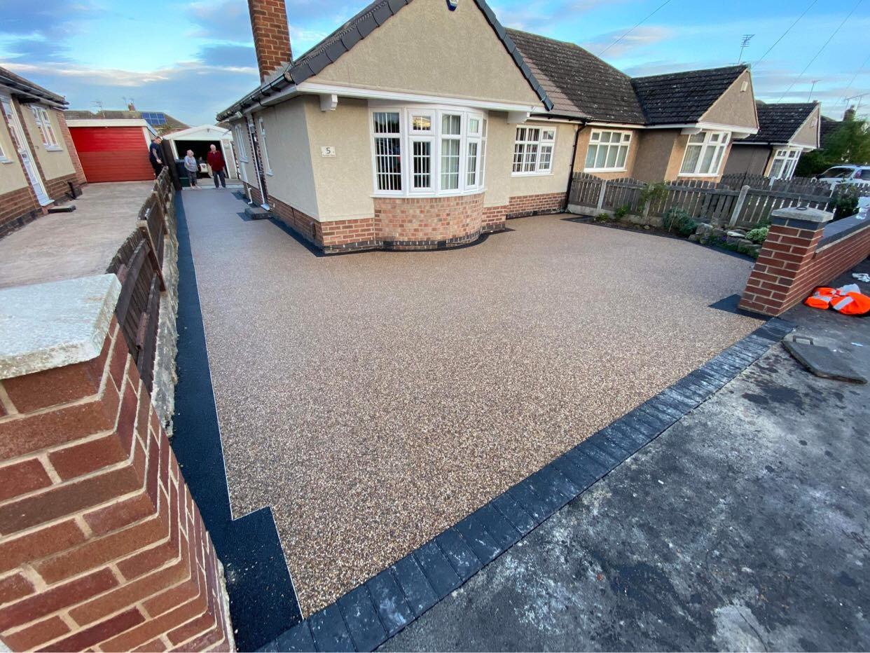 Resin Bound Driveway In Doncaster, Balby