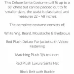 Deluxe Santa Suit - One Size