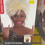 80s Rock Idol Blonde Wig