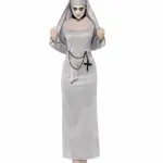 Gothic Nun Fancy Dress Costume