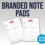 A5 Branded Desk Note Pads, Set Of 8, Or 16 Pads