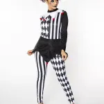 Female Jester Fancy Dress Costume (small)