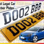 Standard Printed Car Number Plates