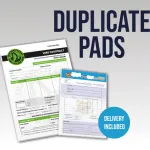 A5 Duplicate Pads - Single Sided