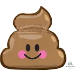 25 Inch Emoticon Poop Supershape