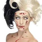 Evil Madame Wig Black And Blonde