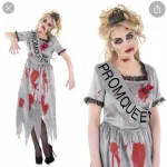 Zombie Prom Queen Fancy Dress Costume (medium)