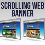 Website Scrolling Banner Design