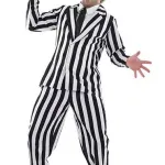 Black And White Stripped Suit (large)