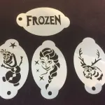 Face Paint Stencil Set Of 4  Frozen