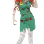 Zombie Scrub Nurse Fancy Dress Costume