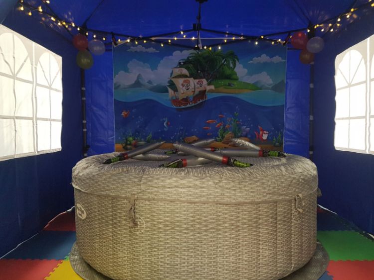 Childrens Pirate Hot Tub Hire Party Package