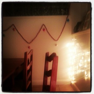 decluttered Christmas