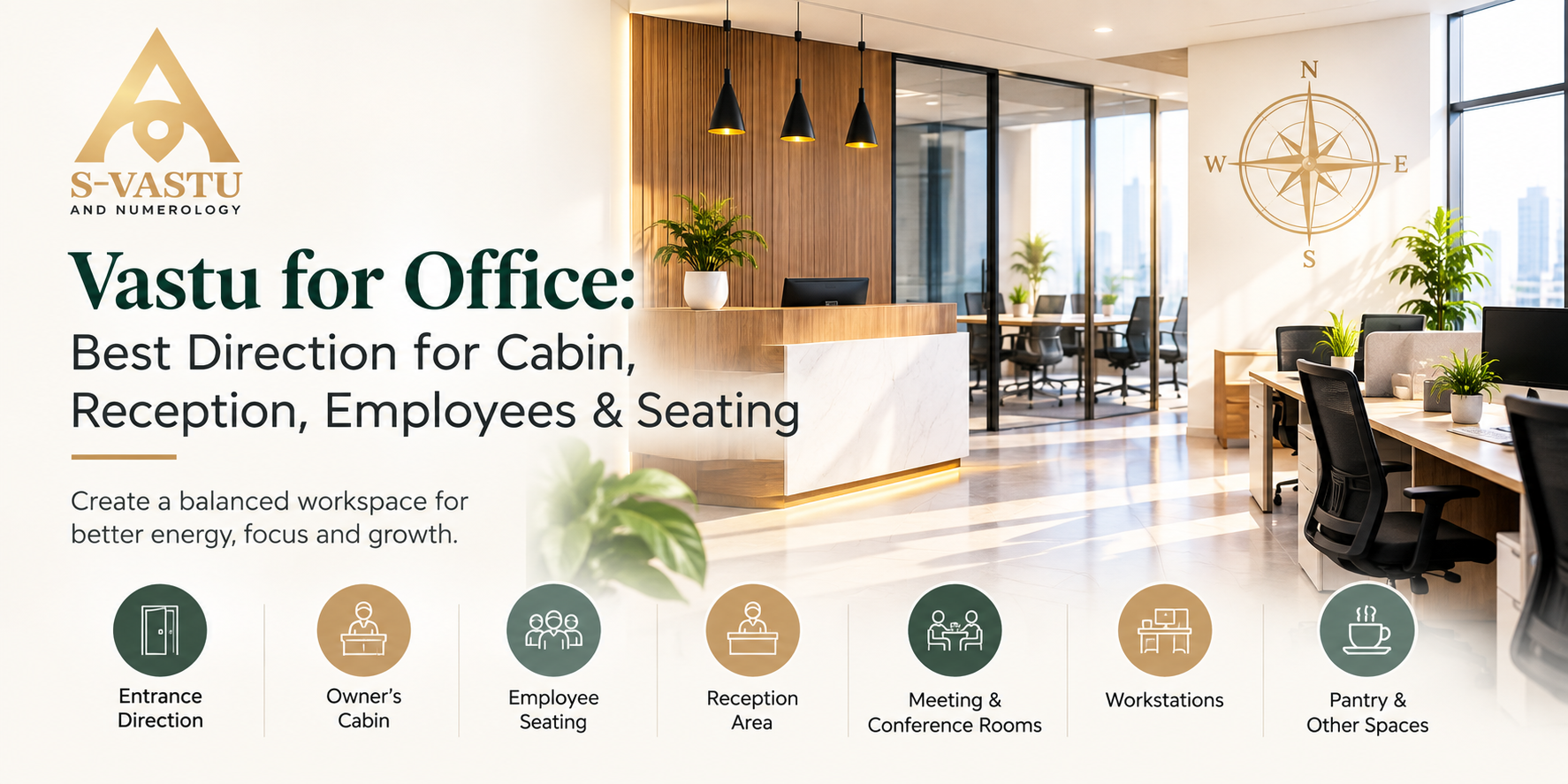 Vastu for Office: Best Direction for Cabin, Reception, Employees & Seating
