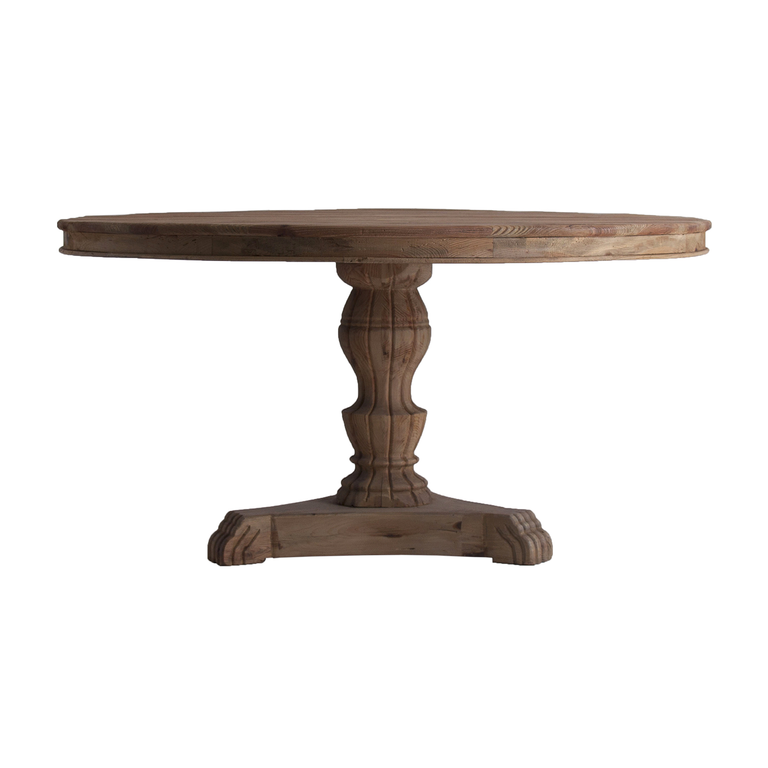 Mesa Comedor Natural Redonda Y Madera Colonial 150 X 150 X 78 V Mesa Comedor Natural Redonda Y Madera Colonial 150 X 150 X 78 V