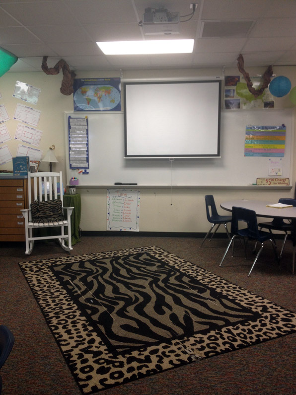 Large meeting space in classroom