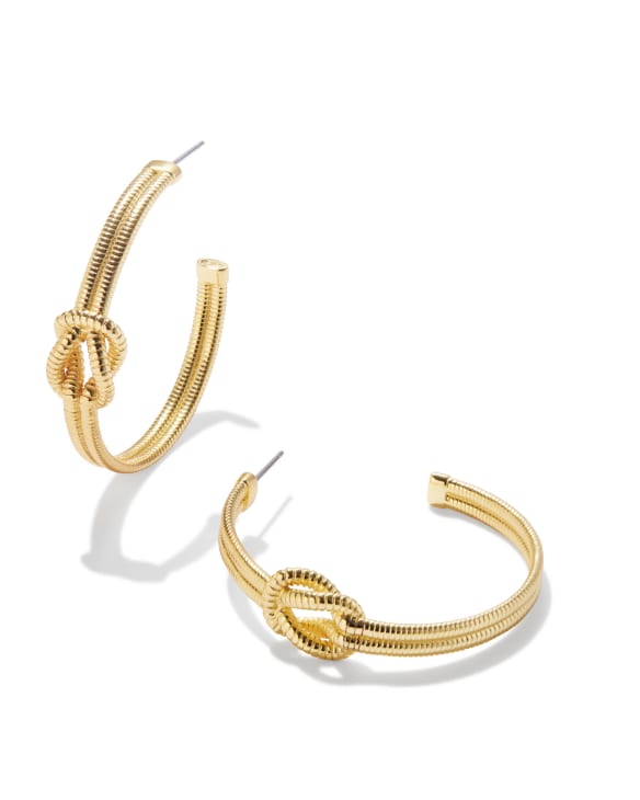 Annie Hoop Earrings in Gold