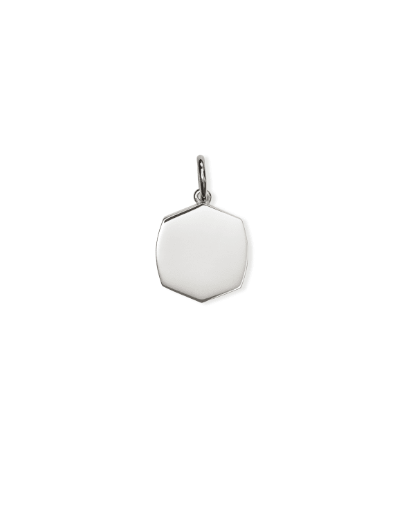 Davis Small Charm in Sterling Silver