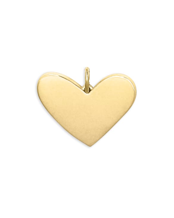 Ari Large Heart Charm in 18k Gold Vermeil