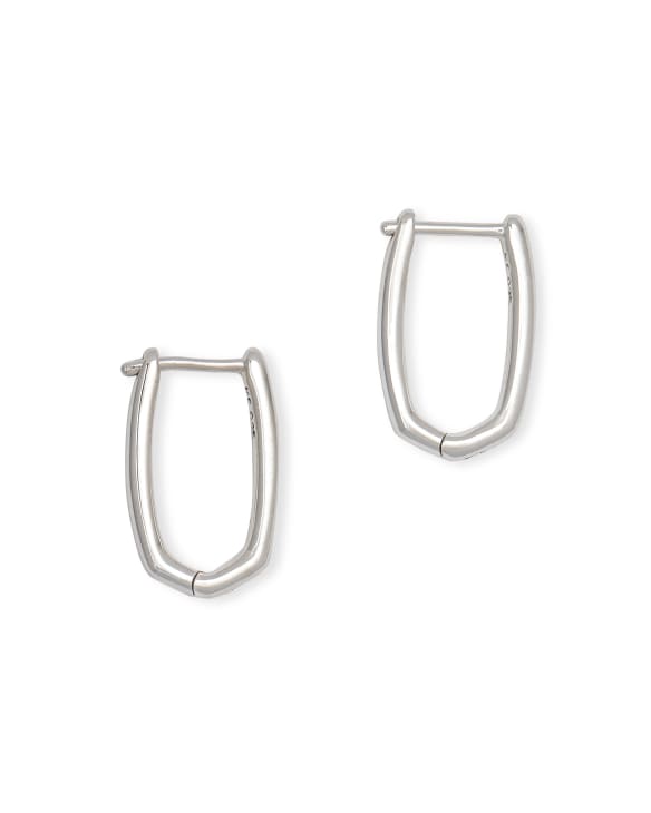Ellen Huggie Earrings in Sterling Silver