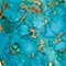 Elle Gold Drop Earrings in Bronze Veined Turquoise Magnesite