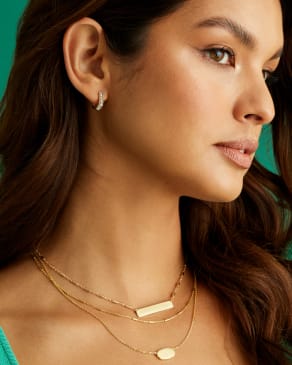 Elisa Multi Strand Necklace in 18k Rose Gold Vermeil