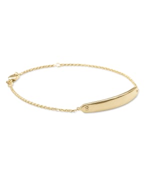 Mattie Bar Delicate Bracelet in 18k Gold Vermeil