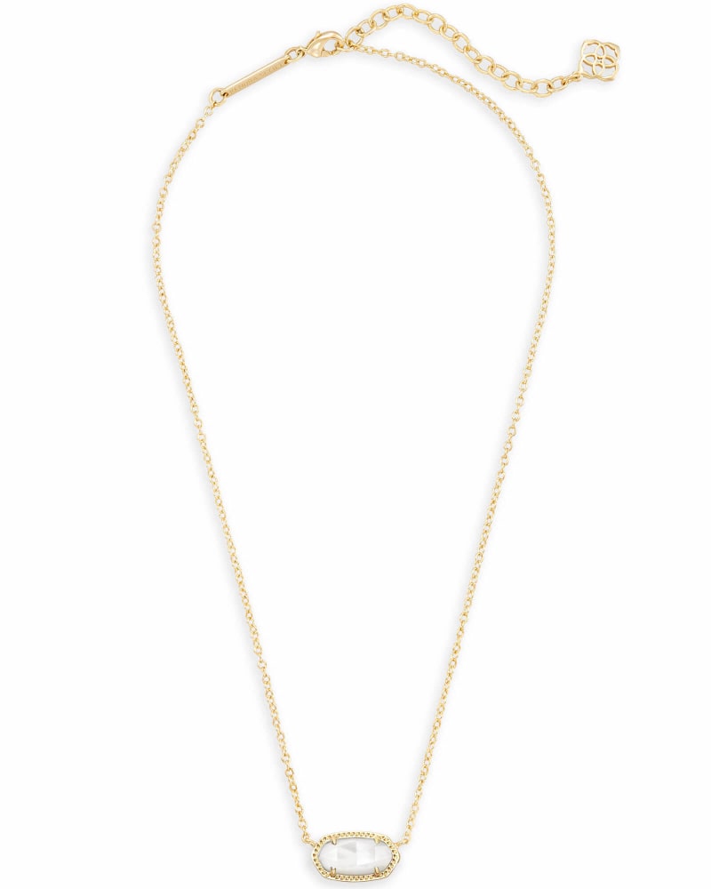 Elisa Pendant Necklace in Ivory Pearl image number 3.0
