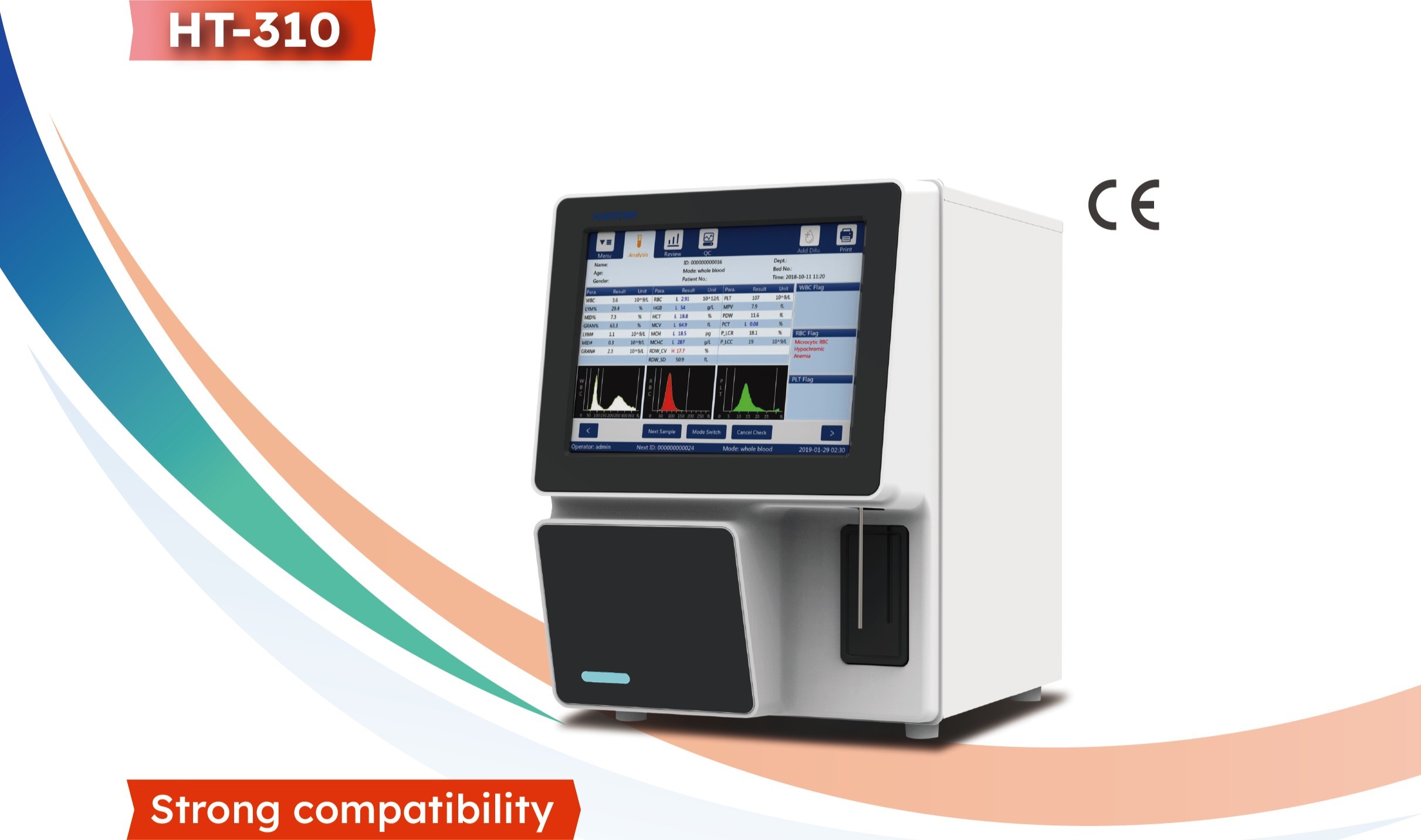 3-part differentiation Hematology Analyzer