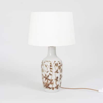 lamp made of porcelain