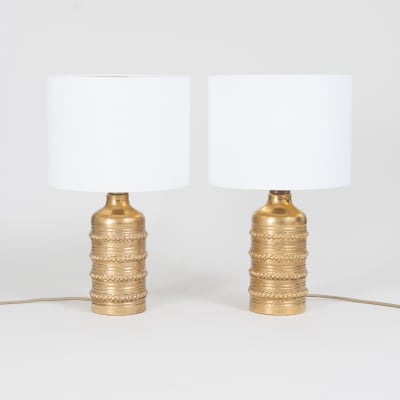 Pair of Bitossi lamps 