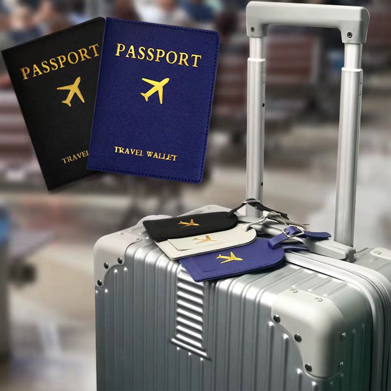 Passport Cover & Luggage Tag Set ✈️🌍