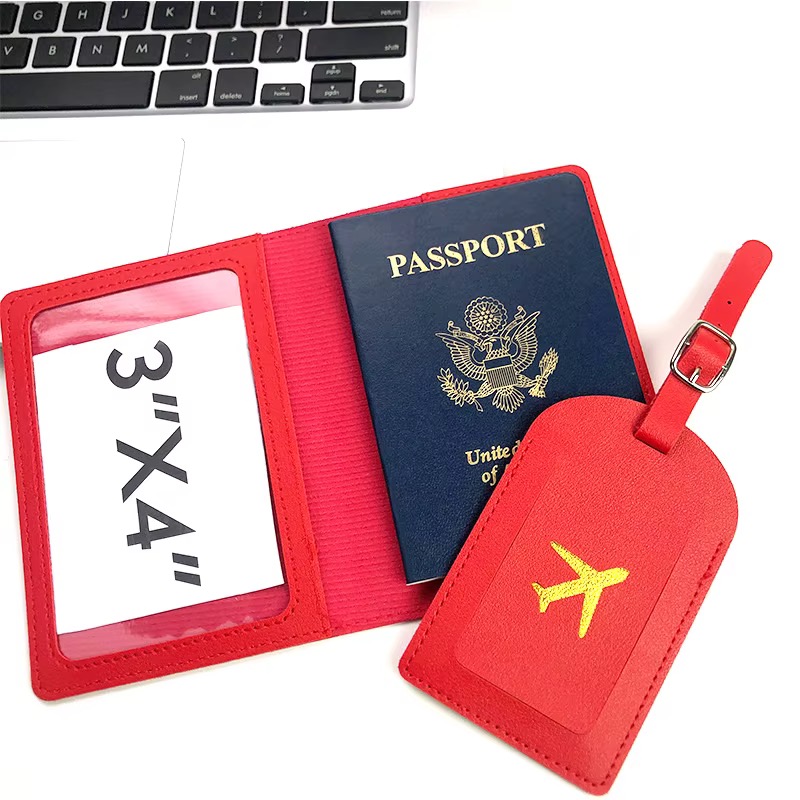 Passport Cover & Luggage Tag Set ✈️🌍