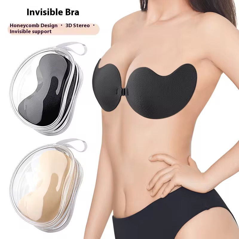 Adhesive Strapless Invisible Push-Up Silicone Bra