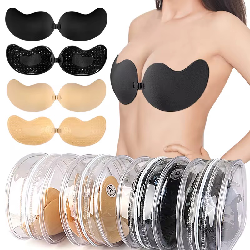 Adhesive Strapless Invisible Push-Up Silicone Bra