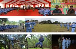 UPACARA PENUTUPAN PEMBENTUKAN KADER BELA NEGARA PROPINSI KALIMANTAN TENGAH TAHUN 2017