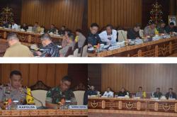 DANREM 102/PJG HADIRI VIDEO CONVERENCE DI KANTOR GUBERNUR KALTENG