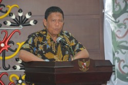 DANREM 102/PJG HADIRI RAPAT KOORDINASI PERCEPATAN TANAM PADI DAN JAGUNG SE-KALIMANTAN TENGAH TAHUN 2017