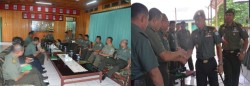DANREM 102/PJG MEMBERIKAN PENGARAHAN BABINSA KODIM 1016 PALANGKA RAYA