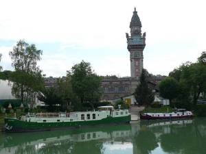 Epernay port on our champagne barge cruise