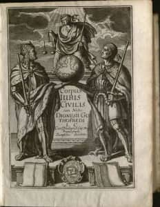 Corpus Iuris Civilis 1663