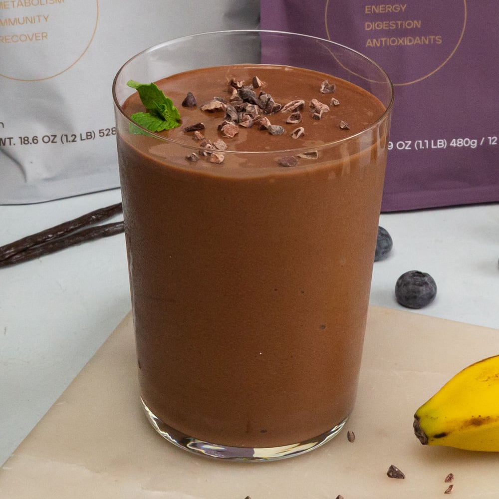 Cacao-Banana Plant Protein Smoothie